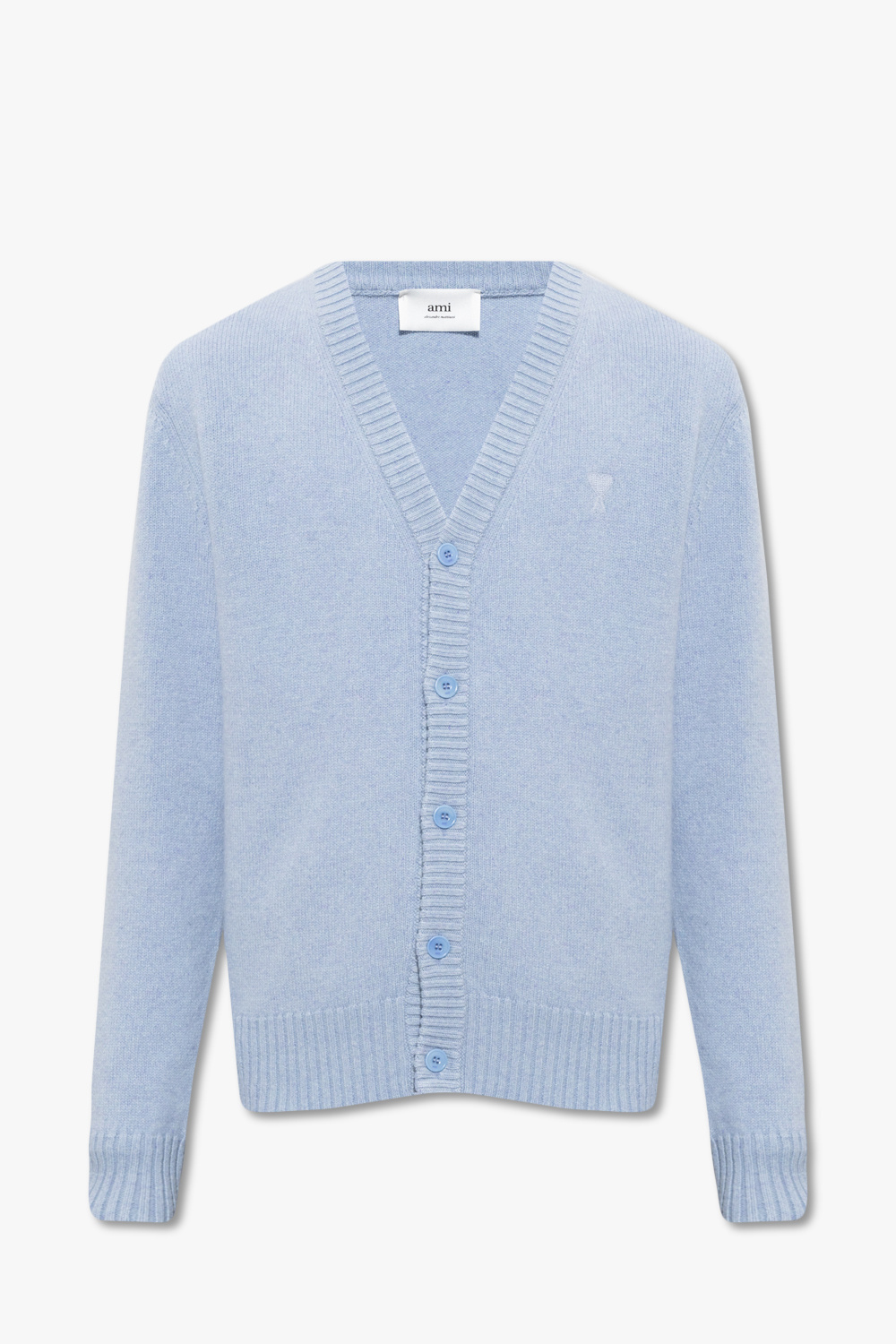 Pale blue cashmere cardigan hotsell